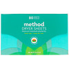 Method, Dryer Sheets, Beach Sage, 80 Sheets