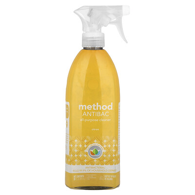 Product Image for Method, AntiBac, All-Purpose Cleaner, Citron, 28 fl oz (828 ml)