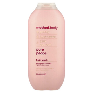 Method, Body Wash, Pure Peace, Duschgel, reiner Frieden, 532 ml (18 fl. oz.)