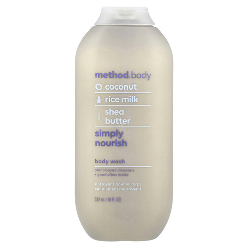 Method Body Wash, Simply Nourish, 18 fl oz (532 ml)
