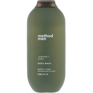 Отзывы о Метод, Men, Body Wash, Juniper + Sage, 18 fl oz (532 ml)