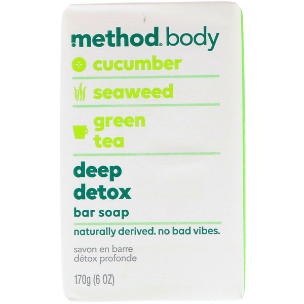 Method, Body, Deep Detox, Bar Soap, 6 oz (170 g) iHerb