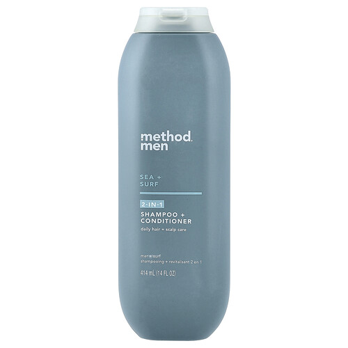 Method, Men, 2-in-1 Shampoo + Conditioner, Meer + Brandung, 414 ml (14 fl. oz.)