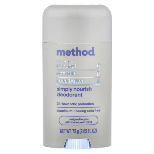 Method, Deodorant, Simply Nourish, Deodorant, Simply Nourish, 75 g (2,65 fl. oz.)