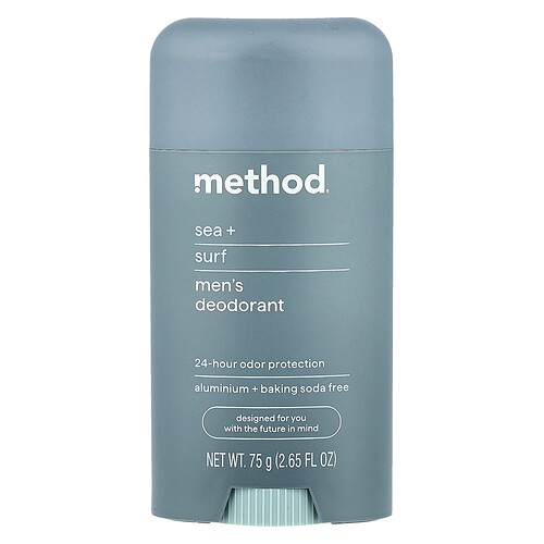 Method, Men's Deodorant, Sea + Surf, Deodorant für Männer, Meer + Brandung, 75 g (2,65 fl. oz.)