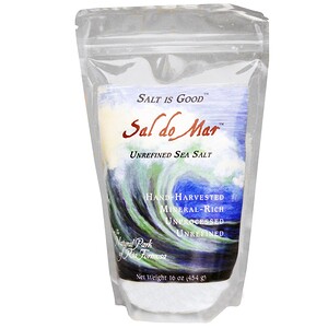 Отзывы о Мэйт Фактор, Sal do Mar, Unrefined Sea Salt, 16 oz (454 g)