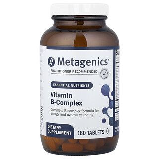 Metagenics, B Vitamini Kompleksi, 180 Tablet