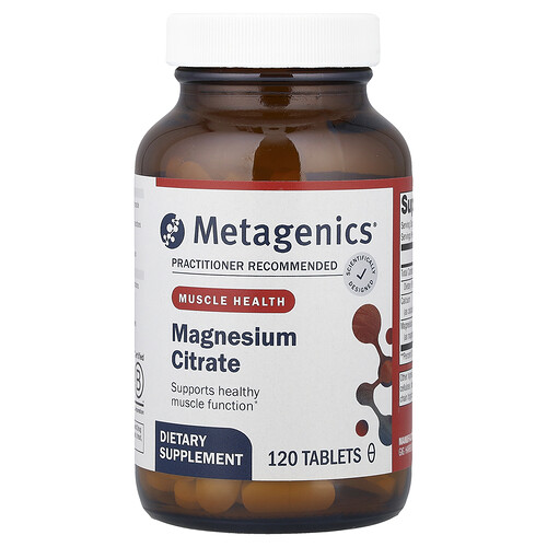 Metagenics, Magnesium Citrate, Magnesiumcitrat, 120 Tabletten