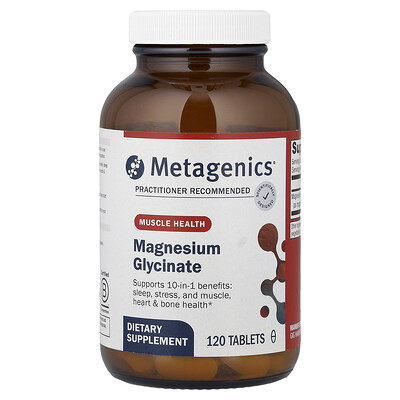 Product Image for Metagenics, Magnesium Glycinate, 100 mg, 120 Tablets