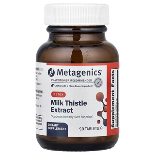 Metagenics, Extracto de cardo mariano, 90 comprimidos (112 mg por comprimido)
