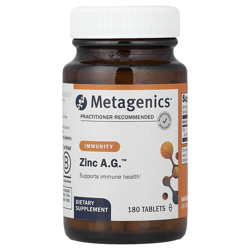 Metagenics Zinc A.G.™, 180 Tablets (20 mg per Tablet)