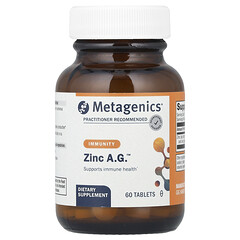 Zinc A.G.™, цинк, 20 мг, 60 таблеток