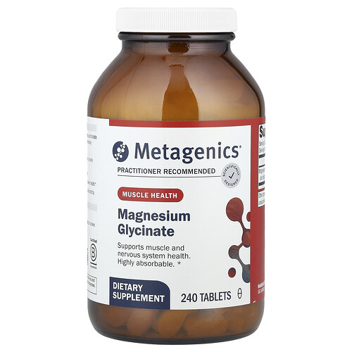 Metagenics Magnesium Glycinate, 100 mg, 240 Tablets