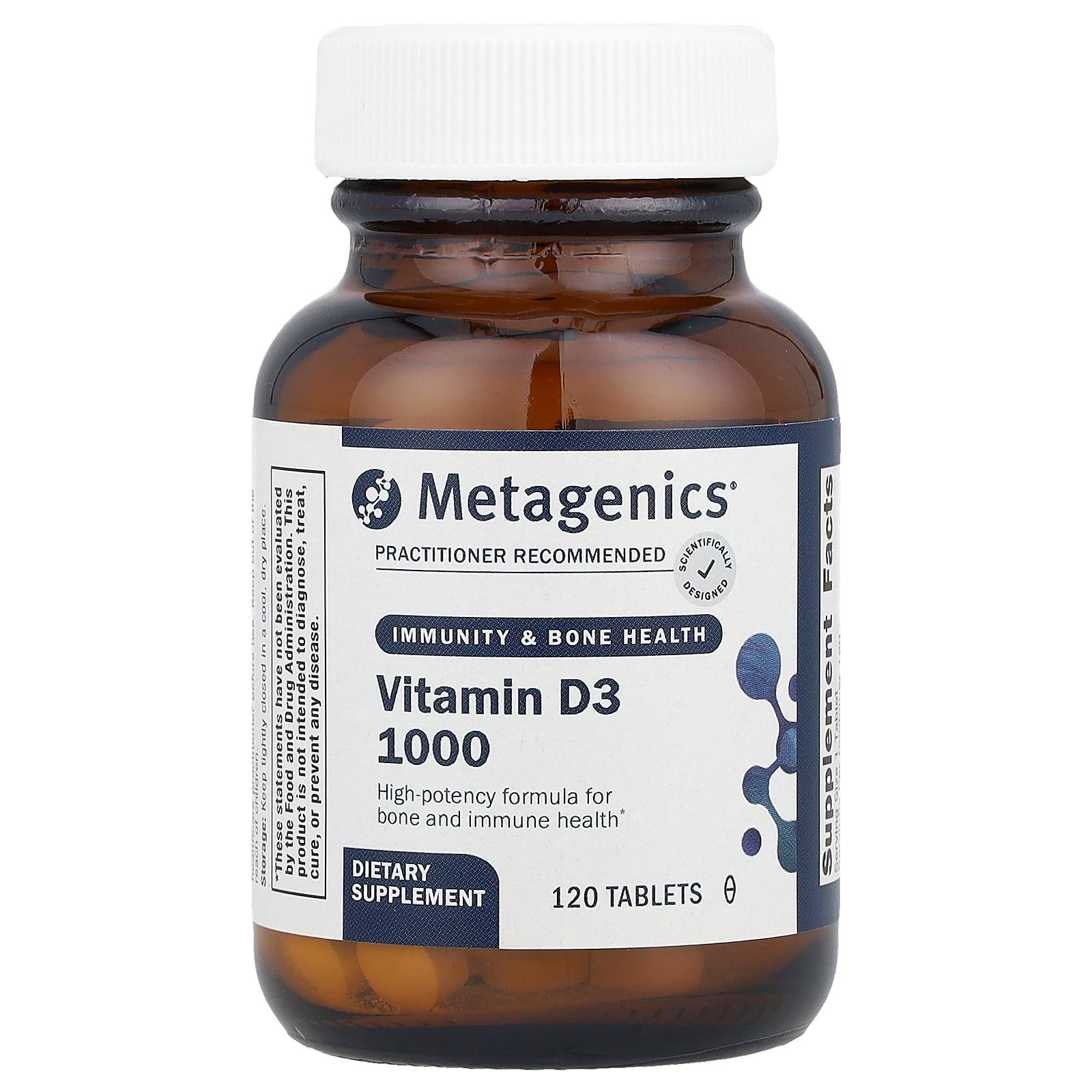 Metagenics (메타제닉스), 비타민D3 1000, 25mcg(1,000IU), 120정