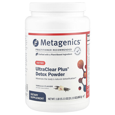 Metagenics, Polvo desintoxicante UltraClear Plus®, Vainilla, 882 g (31,11 oz)