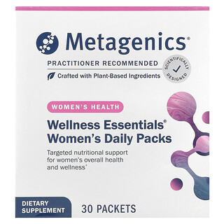 Metagenics, Wellness Essentials®, Pacotes Diários para Mulheres, 30 Pacotes