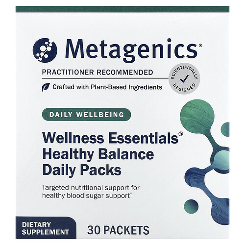 Metagenics, Wellness Essentials®, Healthy Balance-Tagespackungen, 30 Packungen