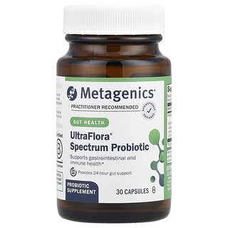 Metagenics, UltraFlora® Spectrum Probiyotik, 30 Kapsül
