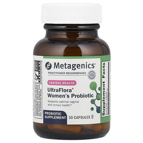 Metagenics, UltraFlora® Women's Probiotic, Probiotikum für Frauen, vaginale Gesundheit, 30 Kapseln
