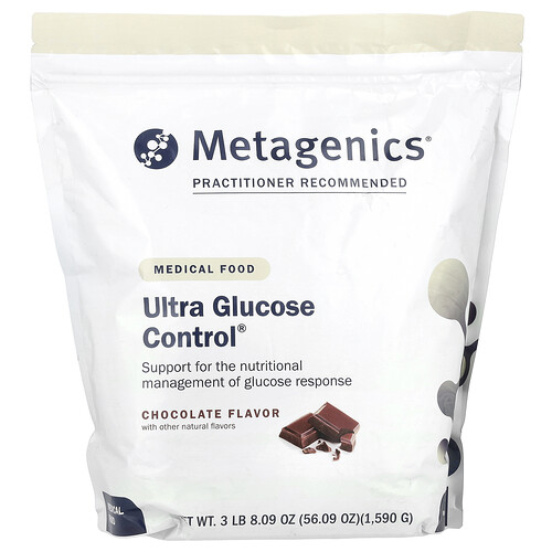 Metagenics Ultra Glucose Control®, Medical Food, Chocolate, 56.09 oz (1,590 g)