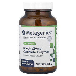 Metagenics, Enzimas Completas SpectraZyme®, 180 Cápsulas