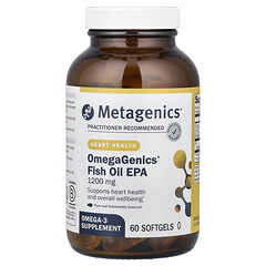 OmegaGenics®, риб’ячий жир, ЕПК, 1200 мг, 60 капсул