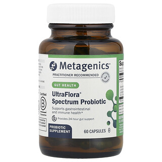 Metagenics, UltraFlora® Spectrum Probiotic, Probiotikum, 60 Kapseln