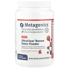 UltraClear® Renew Detox Powder, натуральні ягоди, 756 г (26,67 унції)