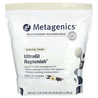ميتاجينكس‏, UltraGI Replenish® ، فانيليا ، 46.03 أونصة (1،305 جم)