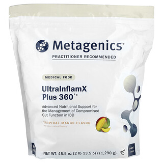 ميتاجينكس‏, UltralnflamX Plus 360 ° ® ، غذاء طبي ، مانجو استوائية ، 45.5 أونصة (1،290 جم)