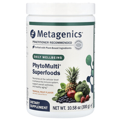 Product Image for Metagenics, PhytoMulti Superfoods, Tropical Fruit, 10.58 oz (300 g)