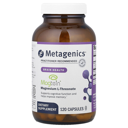 Metagenics, Magtein® Magnesium L-Threonate, Magnesium-L-Threonat, 120 Kapseln