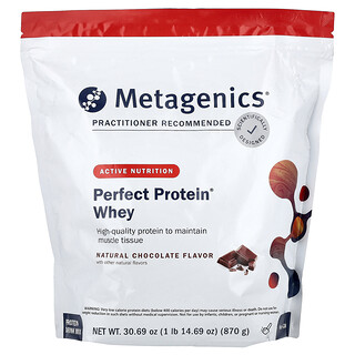 Metagenics, Suero de leche Perfect Protein®, Chocolate natural, 870 g (1 lb 14,69 oz)