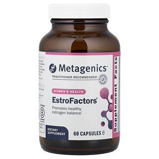 Metagenics, 여성 건강, EstroFactors®, 캡슐 60정