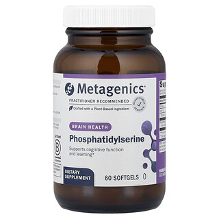 Metagenics, Fosfatidilserina, 60 cápsulas blandas (150 mg por cápsula blanda)