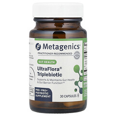 UltraFlora® Triplebiotic, для здоров’я кишечника, 30 капсул