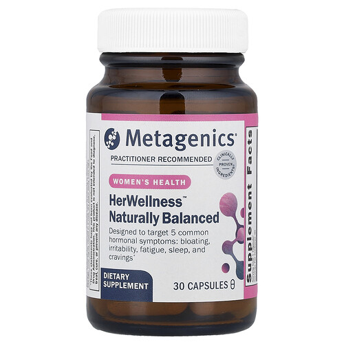 Metagenics HerWellness™ Naturally Balanced, 30 Capsules