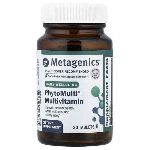 Metagenics PhytoMulti Multivitamin Without Iron for Men and Women with 20 Plus Vitamins, Minerals and Phytonutrients for Antioxidant 30 Tablets