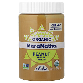 MaraNatha, Organic Peanut Butter Spread, Creamy, 16 oz (454 g)