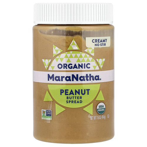 Maranatha Organic Peanut Butter Spread, Creamy, 16 oz (454 g)