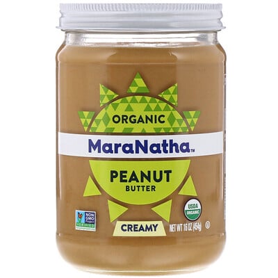 MaraNatha Органическое арахисовое масло, сливочное, 454 г (16 унций)