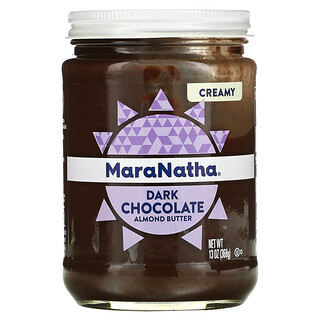 MaraNatha, زبدة اللوز بالشوكولاتة الداكنة، كريمية، 13 أونصة (368 جم)