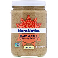 Raw Maple Almond Butter, Creamy, 12 oz (340 g) - изображение