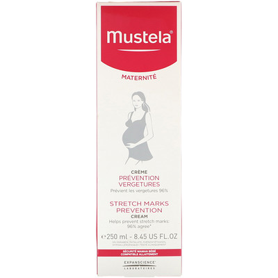 Mustela Stretch Marks Prevention Cream, 8.45 fl oz (250 ml)
