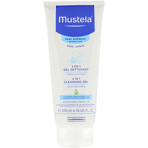 Отзывы о Mustela, Baby, 2 In 1 Cleansing Gel, For Normal Skin, 6.76 fl oz (200 ml)