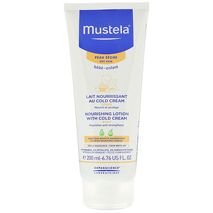 Mustela, Baby, Nourishing Body Lotion With Cold Cream, For Dry Skin, 6.76 fl oz (200 ml)