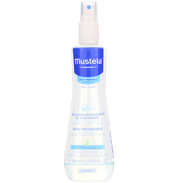 Mustela‏, תרסיס לרענון העור, 200 מ“ל (6.76 אונקיות נוזל)