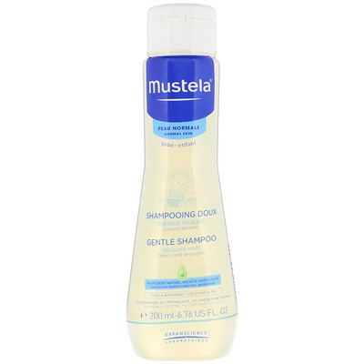 Купить Mustela Baby, нежный шампунь, для мягких волос, 200 мл (6, 76 жидк. унций)