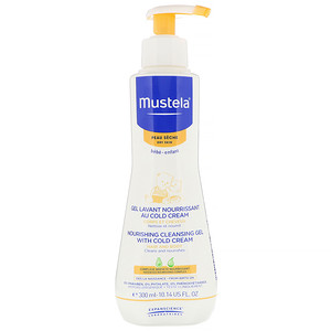 Отзывы о Mustela, Baby, Nourishing Cleansing Gel With Cold Cream, For Dry Skin, 10.14 fl oz (300 ml)