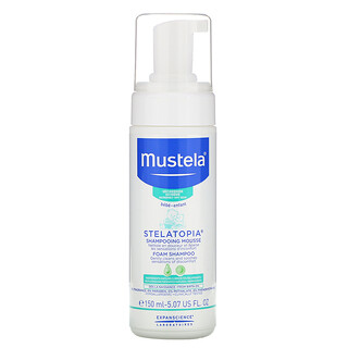 Mustela, Stelatopia 泡沫洗髮水，5.07 液量盎司（150 毫升）